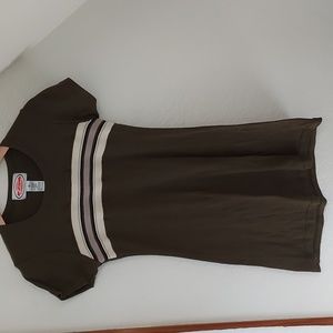 Vintage Medium Olive Green Instant Action Dress